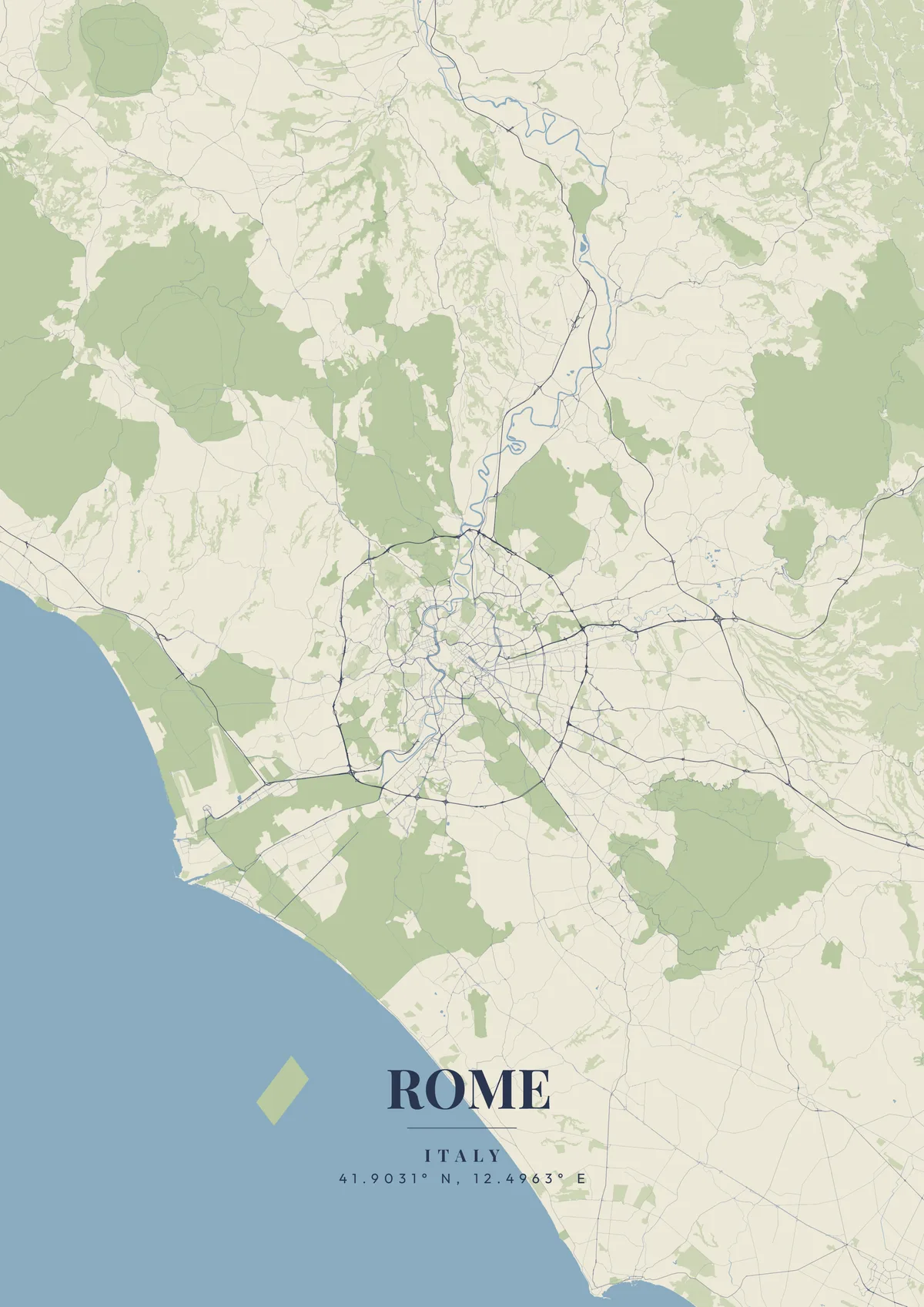 Rome Vintage Atlas