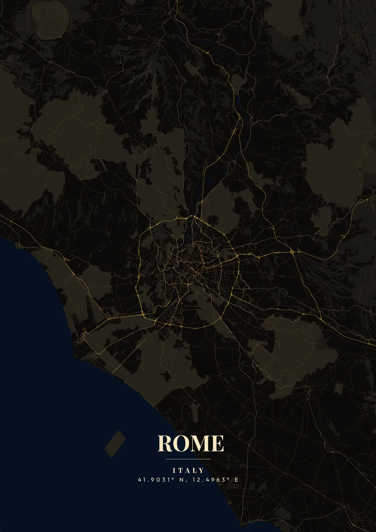 Rome Dark Gold