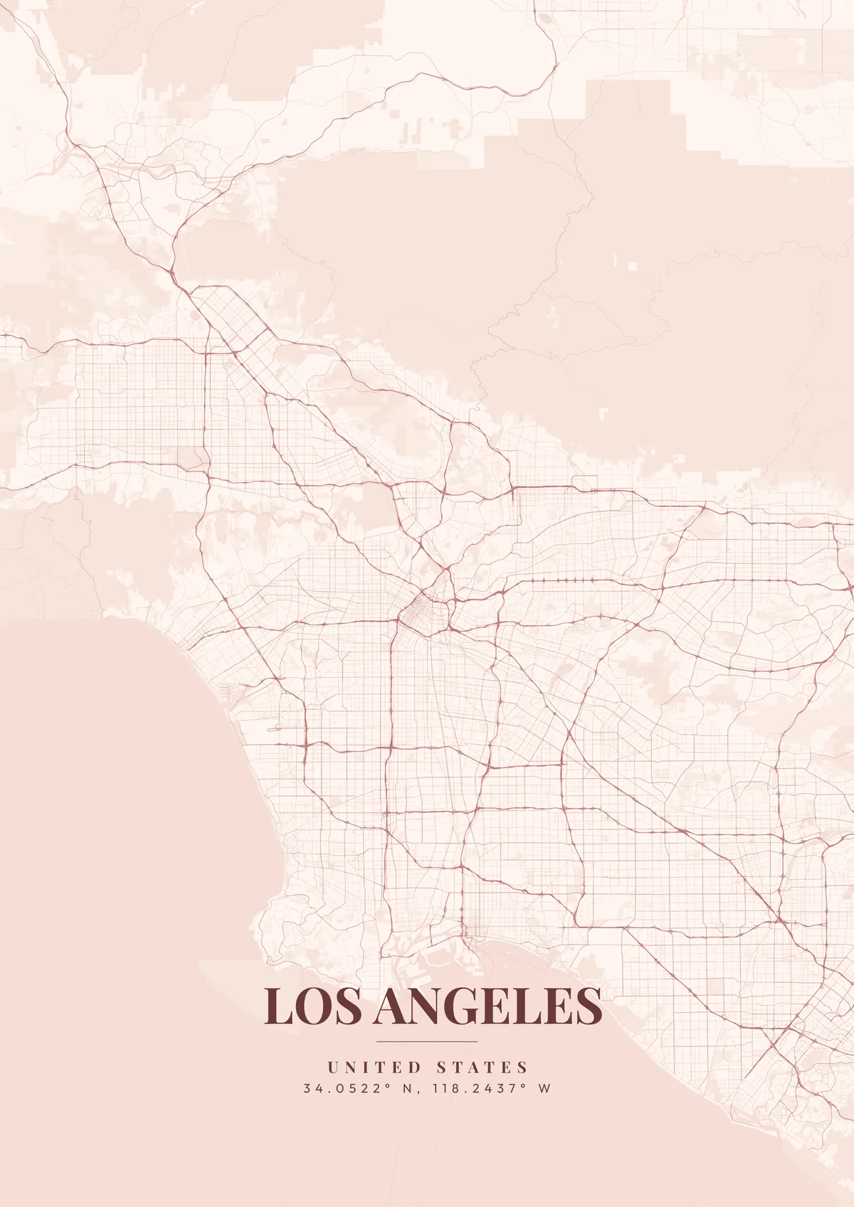 Los Angeles Rose Gold